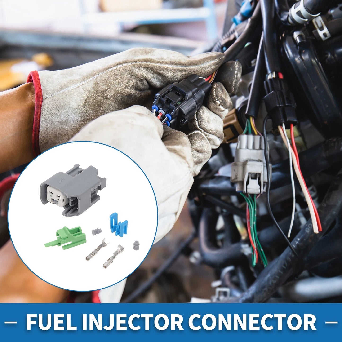 2 Pin Fuel Injector Connector for Chevrolet EV6