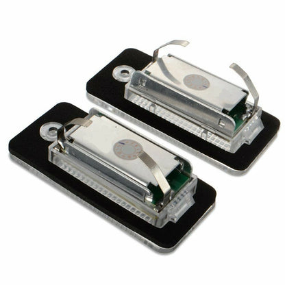 White LED Rear Plate Light for Audi A3 8P A4 S4 Q7