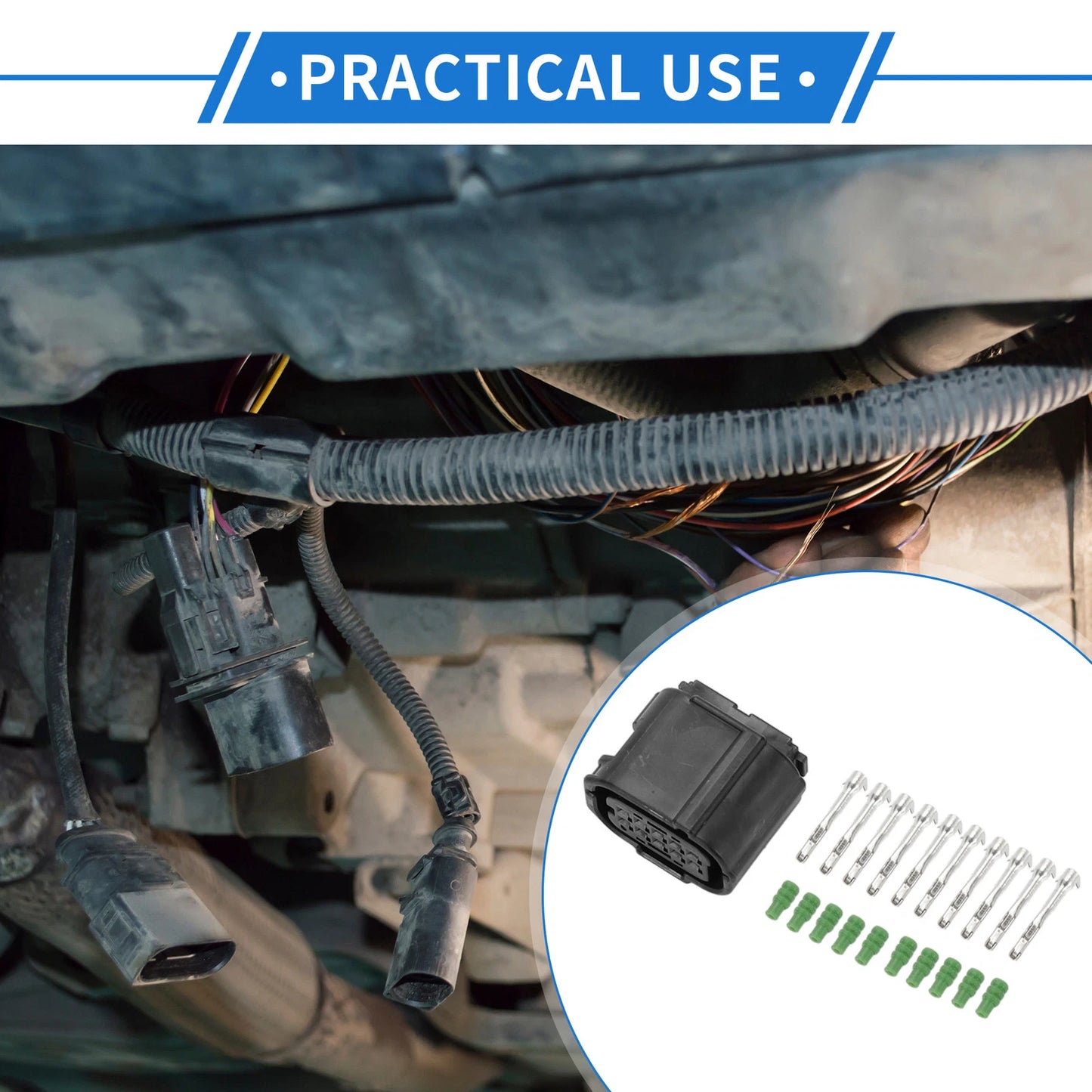 10 Pin Parking Assist Sensor Connector Plug for Toyota Lexus