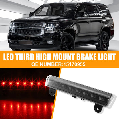LED Third High Mount Brake Light for Chevrolet Suburban ABS Black