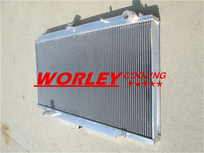 Aluminum Radiator + Fans for Nissan Patrol GU Y61 2.8L 3.0L (1999-2023)