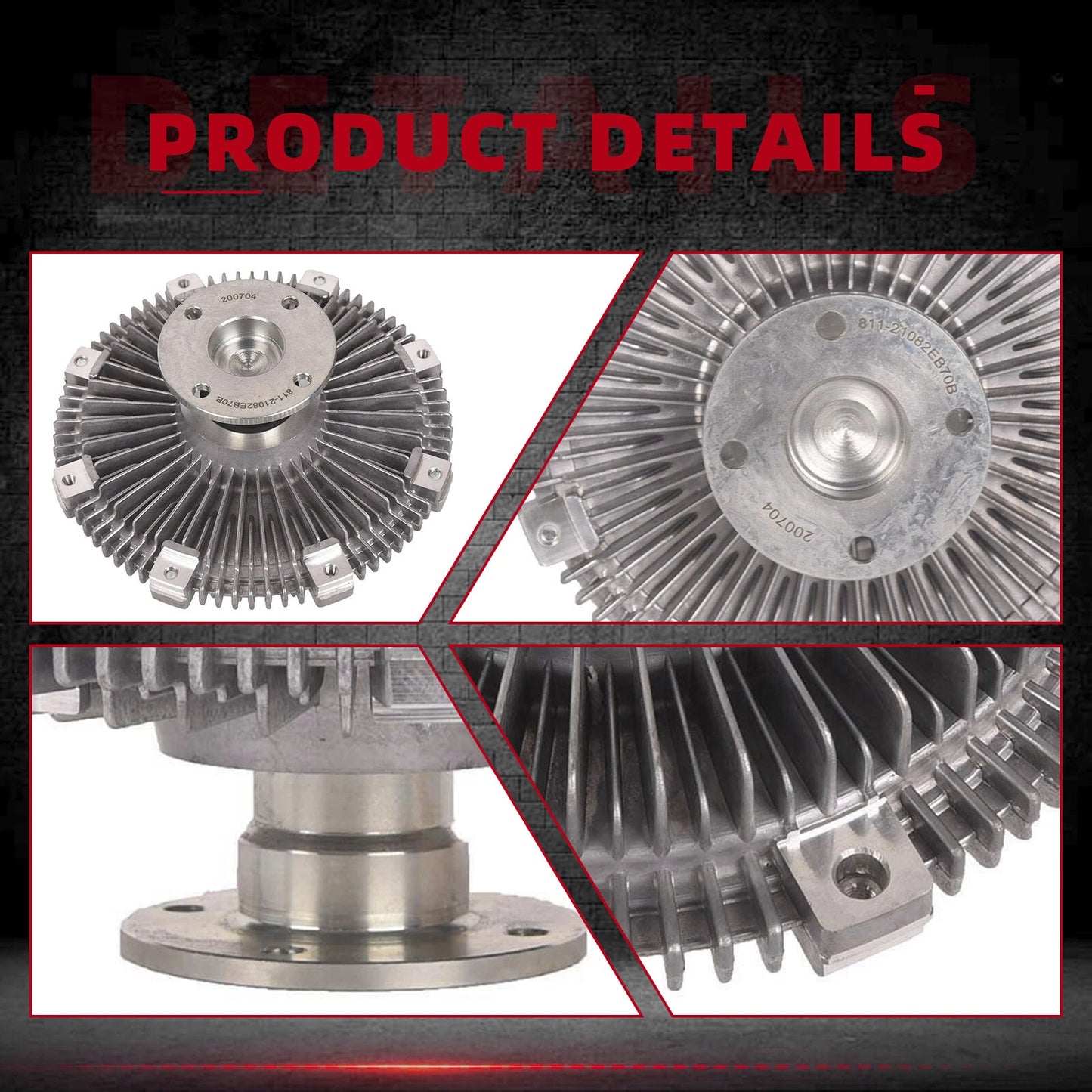 Radiator Cooling Fan Clutch for Nissan Navara D40 YD25 (2005-2015)