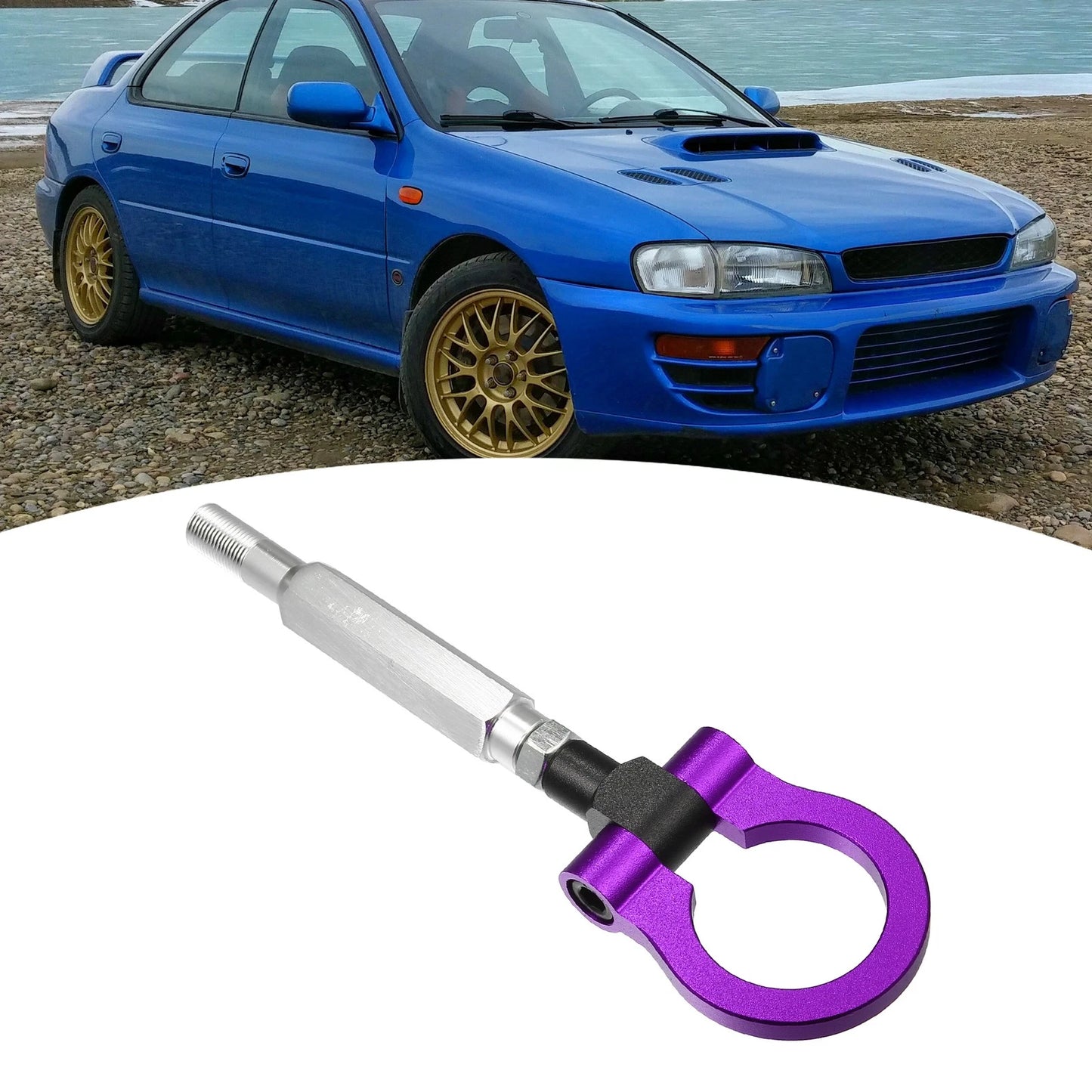 Purple Front Bumper Towing Hook for Subaru BR-Z (2013-2021)