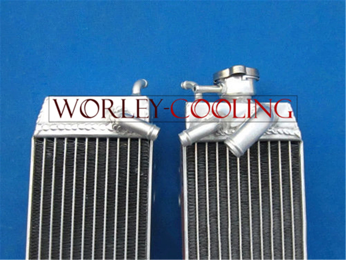Aluminum Radiator for Suzuki RM125W RM125X RM125Y (1998-2000) + Hose RED