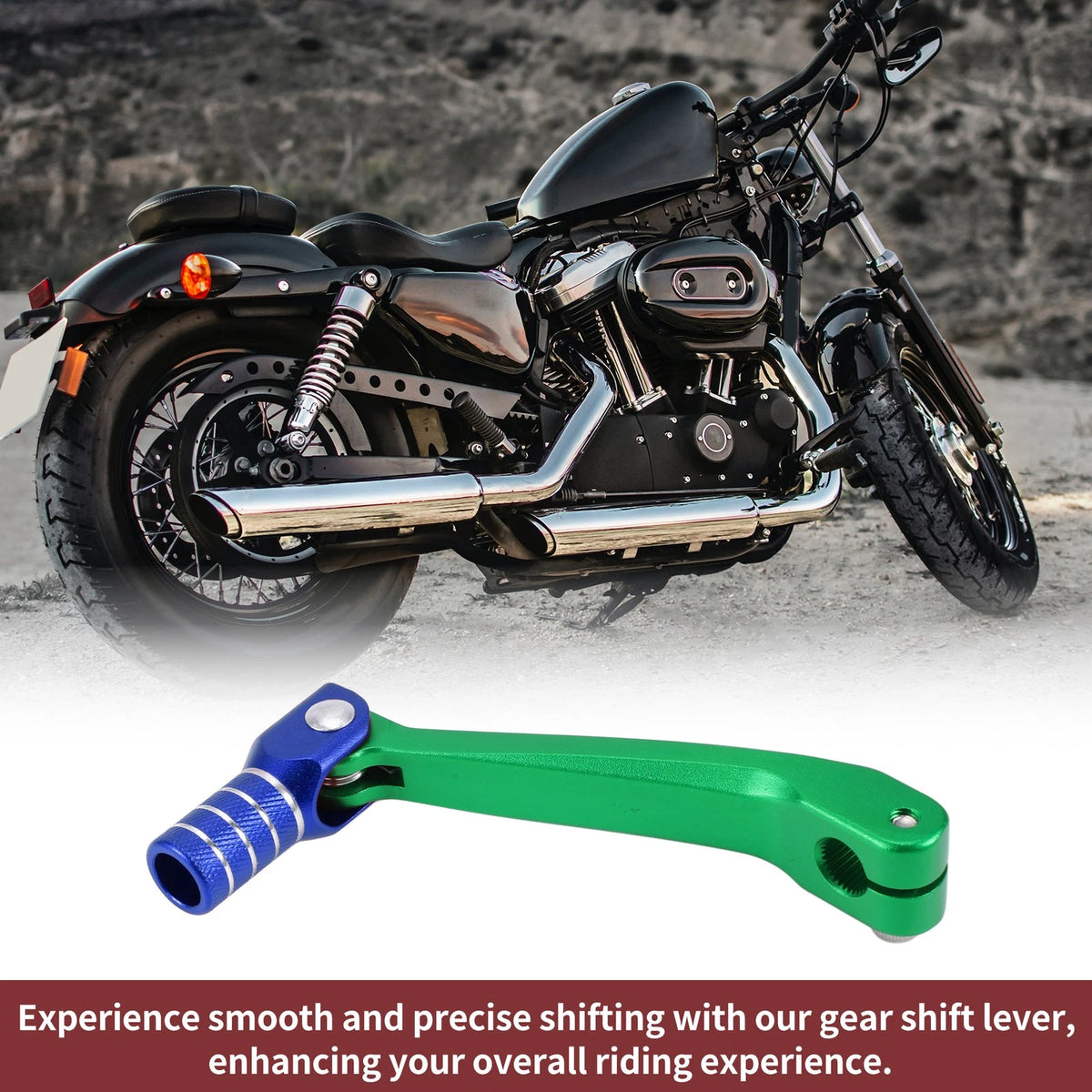 Motorcycle Gear Shifter Lever for Honda CRF150F (2003-2017) Green Blue Silver