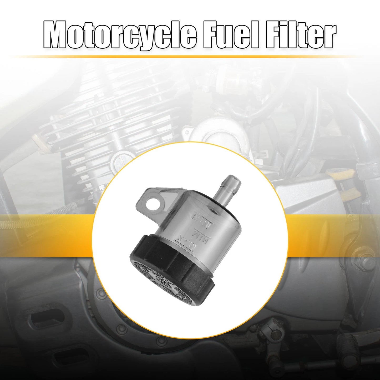 Oil Reservoir / Rear Brake Clutch Tank / Oil Cup Black for Universal Motorcycle