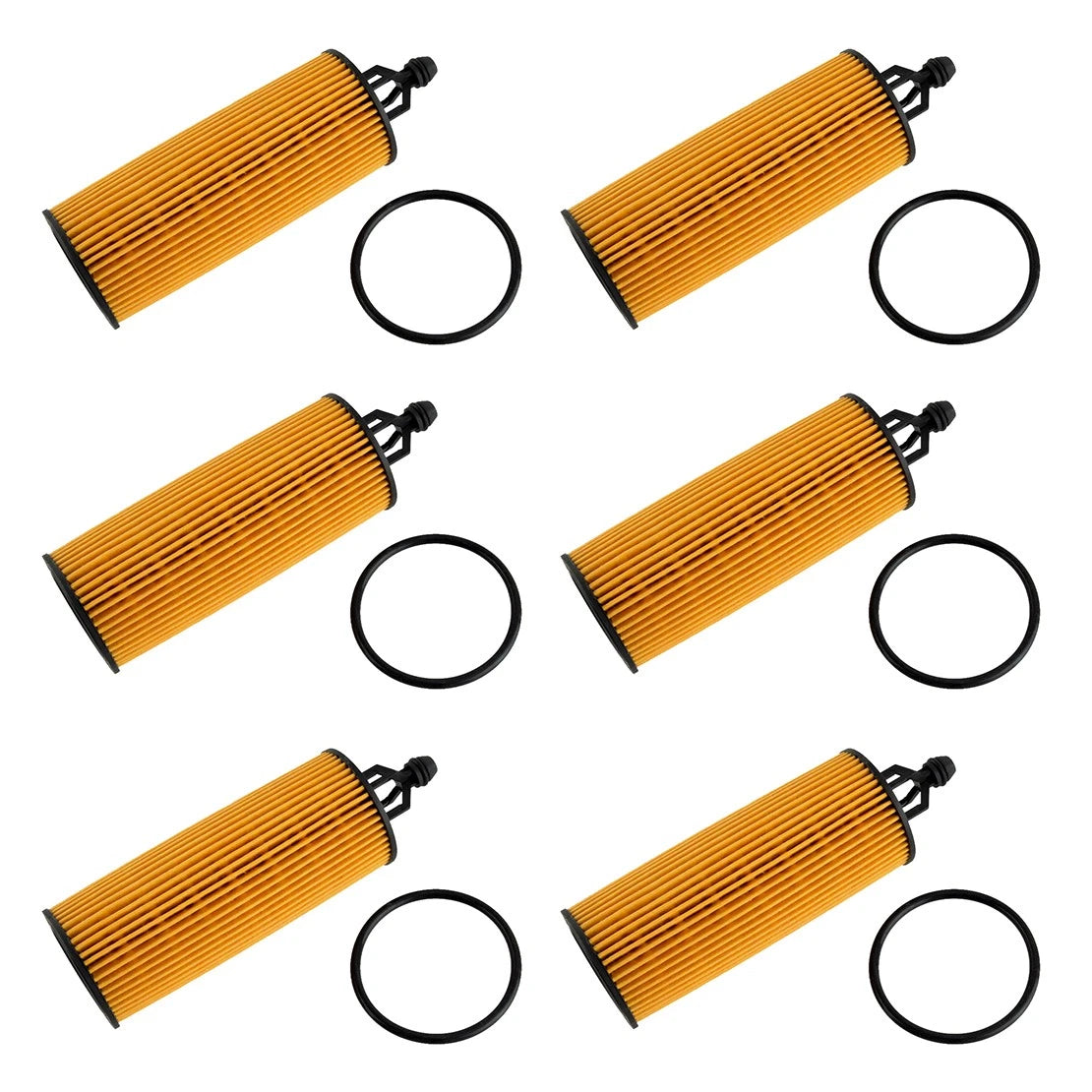 Set of 6 Engine Oil Filters for Jeep Chrysler Dodge Ram 3.2L 3.6L (2011-2023)