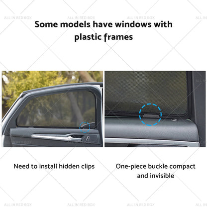 Triangular Magnetic Sun Shades for Mazda CX-3 (2015-Current)