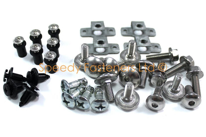 Stainless Fairing & Screen Bolts for Honda VFR400 NC30 (1989–1994)