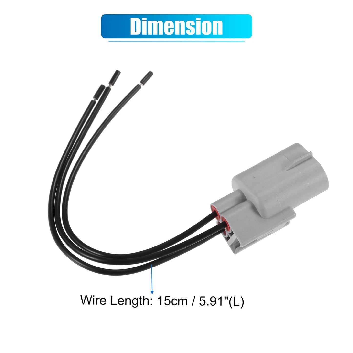 3 Pin Headlight Harness Cable Connector for Toyota Scion (2004-2016)