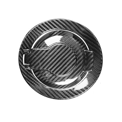 100% Carbon Fiber Fuel Tank Cap Gas Filler Cover Trim for Dodge Challenger 09-20
