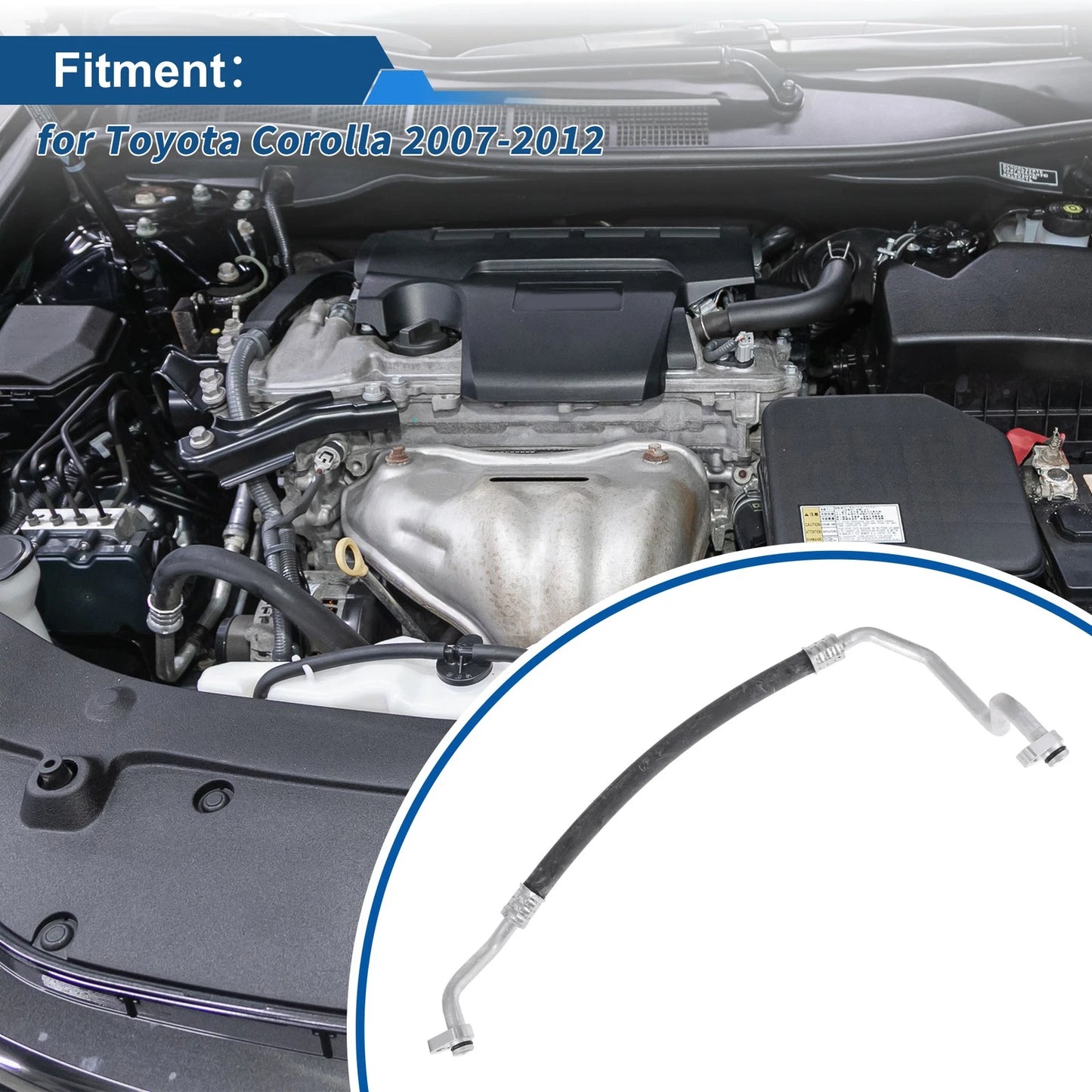 A/C Refrigerant Liquid Hose for Toyota Corolla (2007–2012)