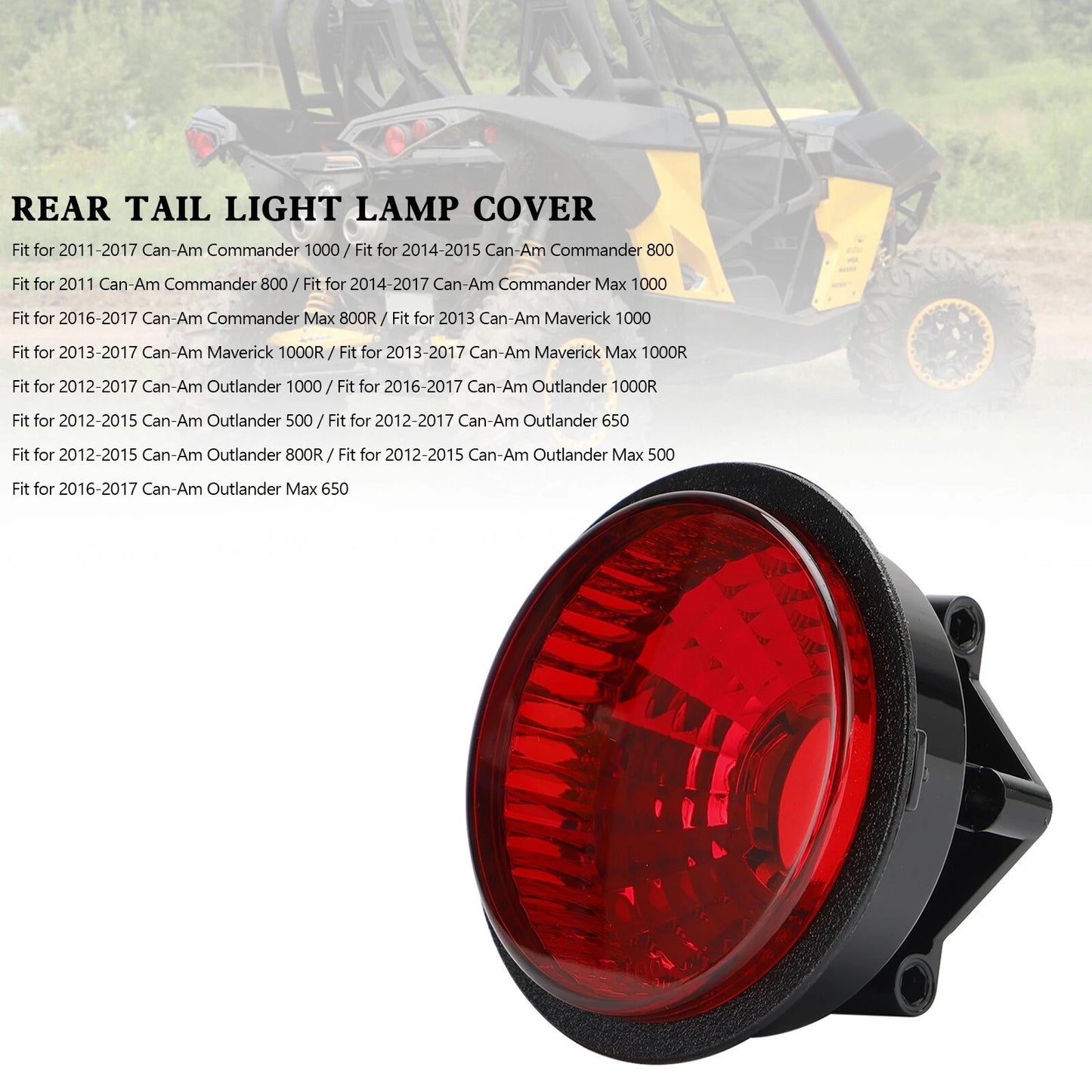 Tail Light Without Bulb for Can-Am Outlander Renegade Commander Maverick (2011-2020)