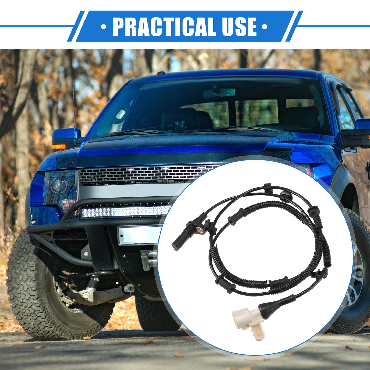 ABS Wheel Speed Sensor for Ford F150 Pickup 2009-2010 4.6L Rear Left
