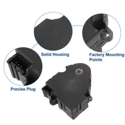 HVAC Blend Door Actuator Black for Buick Enclave (2008-2012)