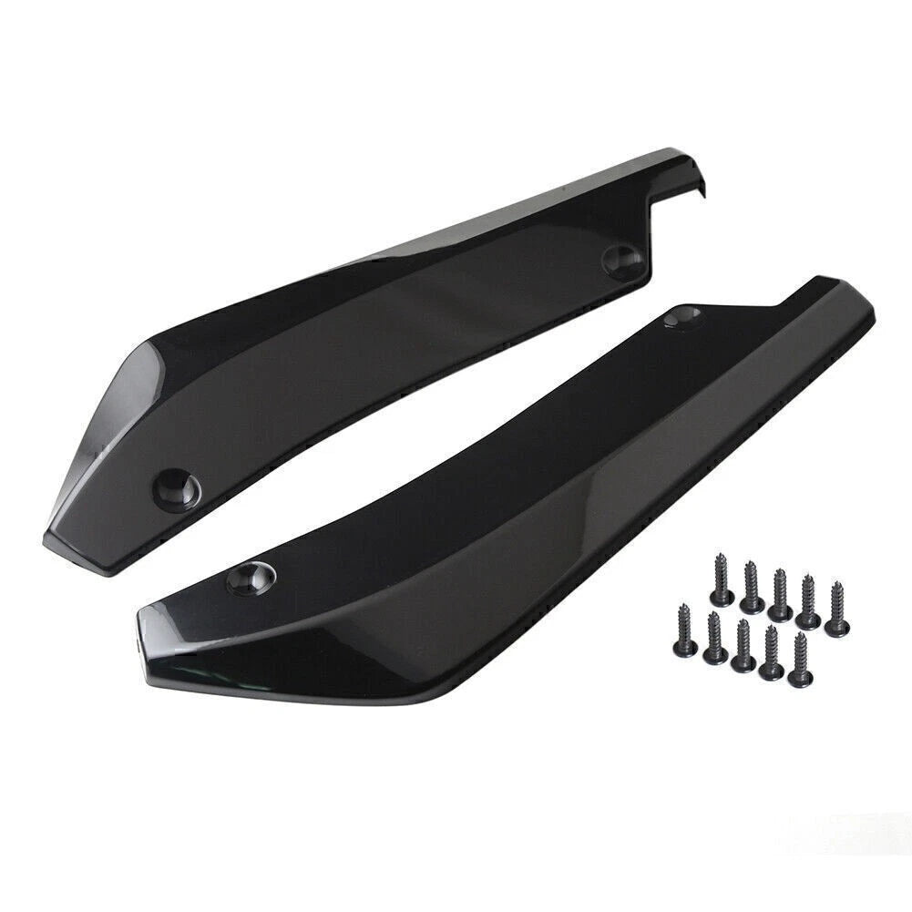 Universal Anti-Scratch Rear Bumper Lip Wrap Diffuser for Car - Black