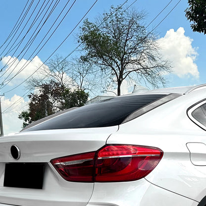 Rear Spoiler Lip Trim for BMW X6 F16 (2015-2019) Carbon Fiber Look