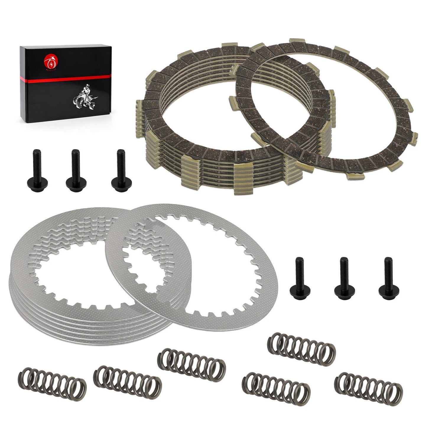 Clutch Friction Steel Plates & Springs Bolts for Yamaha YZ250 (2002–2024)