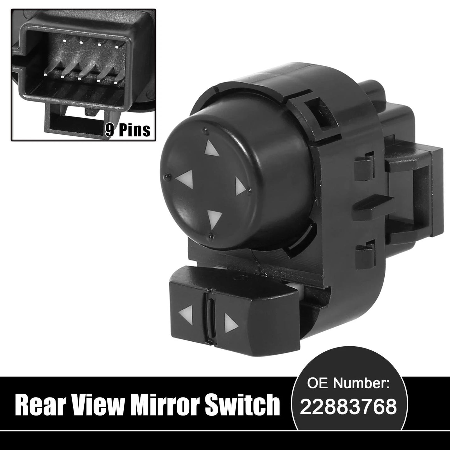 Power Rear View Mirror Switch Remote Replacement for Chevrolet