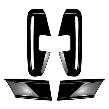 Black Front Bumper Air Vent Spoiler for BMW 4 Series G22 G23 M Sport (20-24)