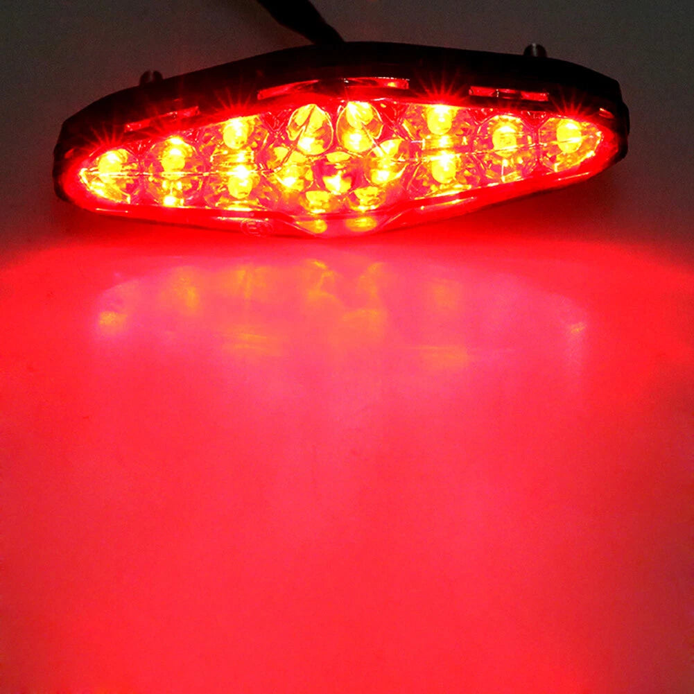 LED Rear Tail Light for Honda, Yamaha, Harley ATV - Universal Smoke Lens