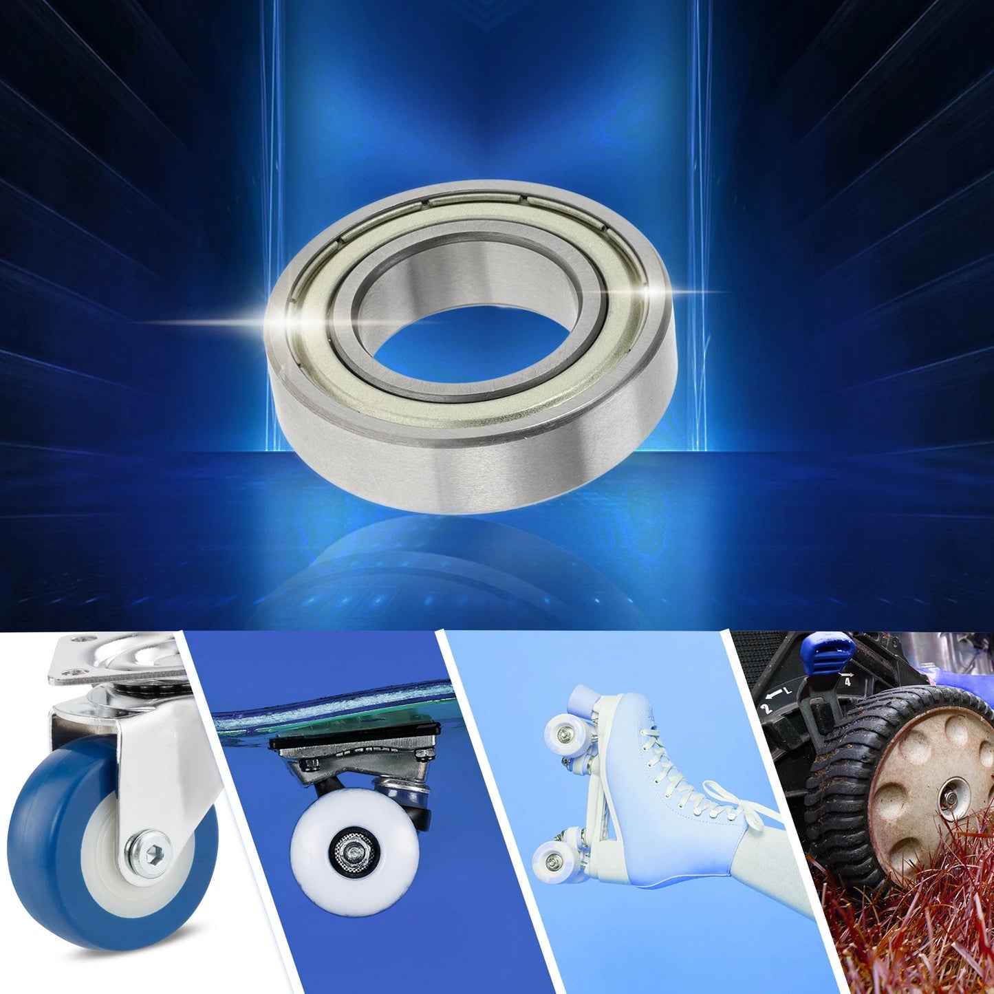 Deep Groove Ball Bearings 20x37x9mm P5 1 Pc for Scooter Skateboard Wheel