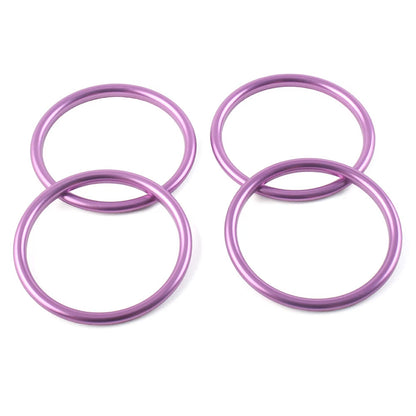 4 x Air Condition Vent Outlet Inner Ring Trim for Audi A1 S1 2010-2018 Purple