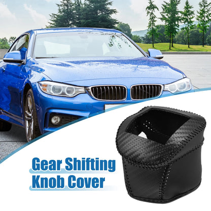 Gear Shifting Knob Cover for Nissan Rogue (2021-2023) PU Leather Black