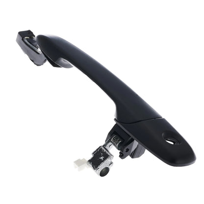 Front Right Outer Door Handle Black w/ Keyhole for Ford Ranger, Mazda BT50