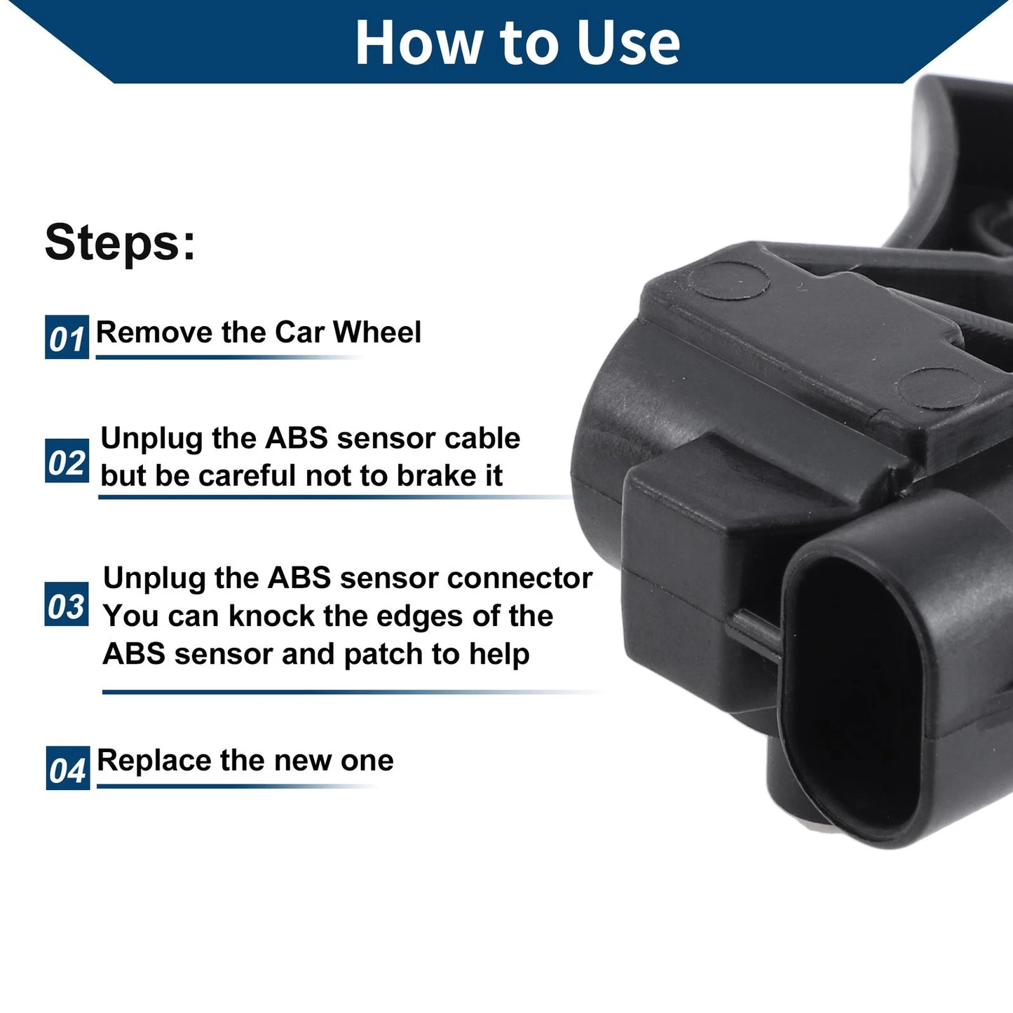 ABS Wheel Speed Sensor for Chevrolet Cavalier