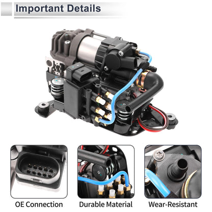 Air Suspension Compressor for BMW 740i 750Li (2016-2020) 1 x Unit