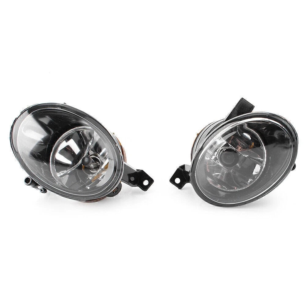 2 x Convex Front Bumper Fog Lights for VW Golf Jetta MK6 Tiguan (2010-2014)