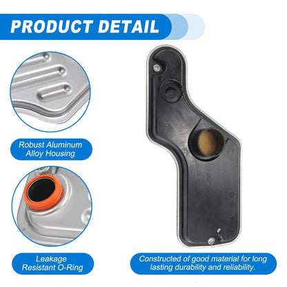 Transmission Fluid Filter Oil Pan for Ford 5R55N 5R55S (2000-2007)