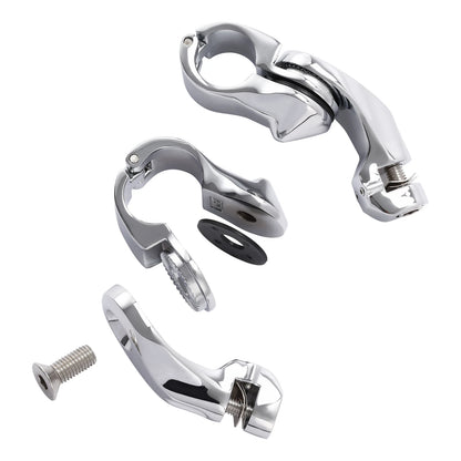 1 1/4" Highway Short Angled Foot Pegs for Harley Davidson