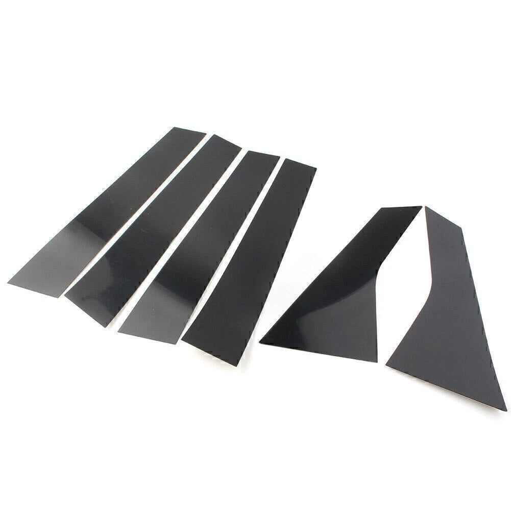 Pillar Post Door Window Trim Covers for Honda Accord (2018-2020) Black