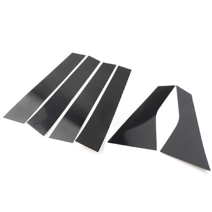 Pillar Post Door Window Trim Covers for Honda Accord (2018-2020) Black