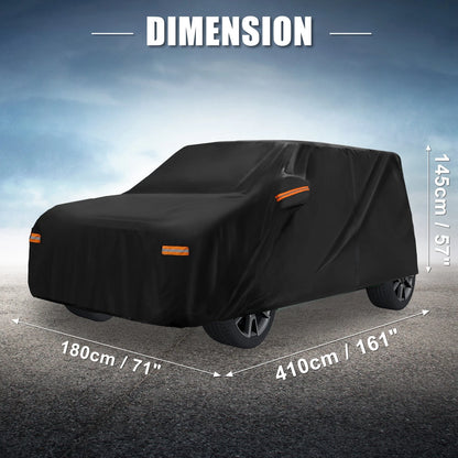 Waterproof 210D-PU Oxford Car Cover for Kia Soul (2009-2024) Black