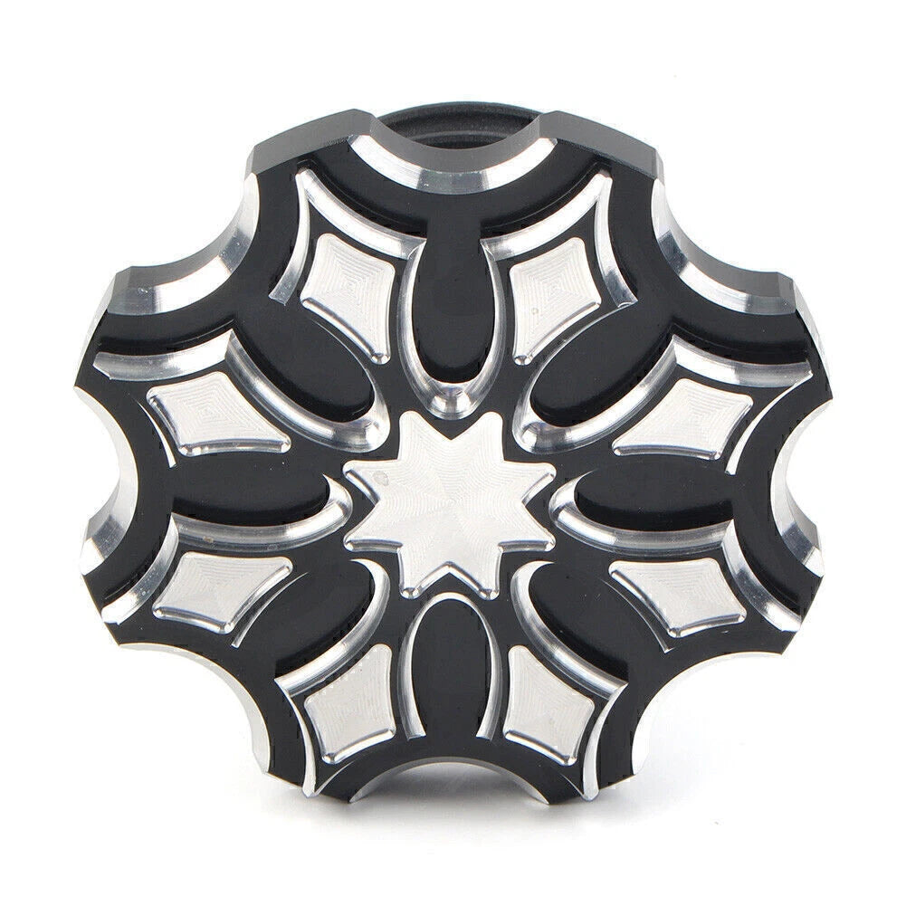 Vented Fuel Gas Tank Cap Cover for Harley Sportster Touring Softail Dyna (1992-2017)