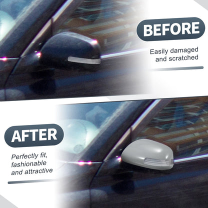 Left Side Mirror Cover Cap Gray for Toyota Mark X Reiz (2004-2019)