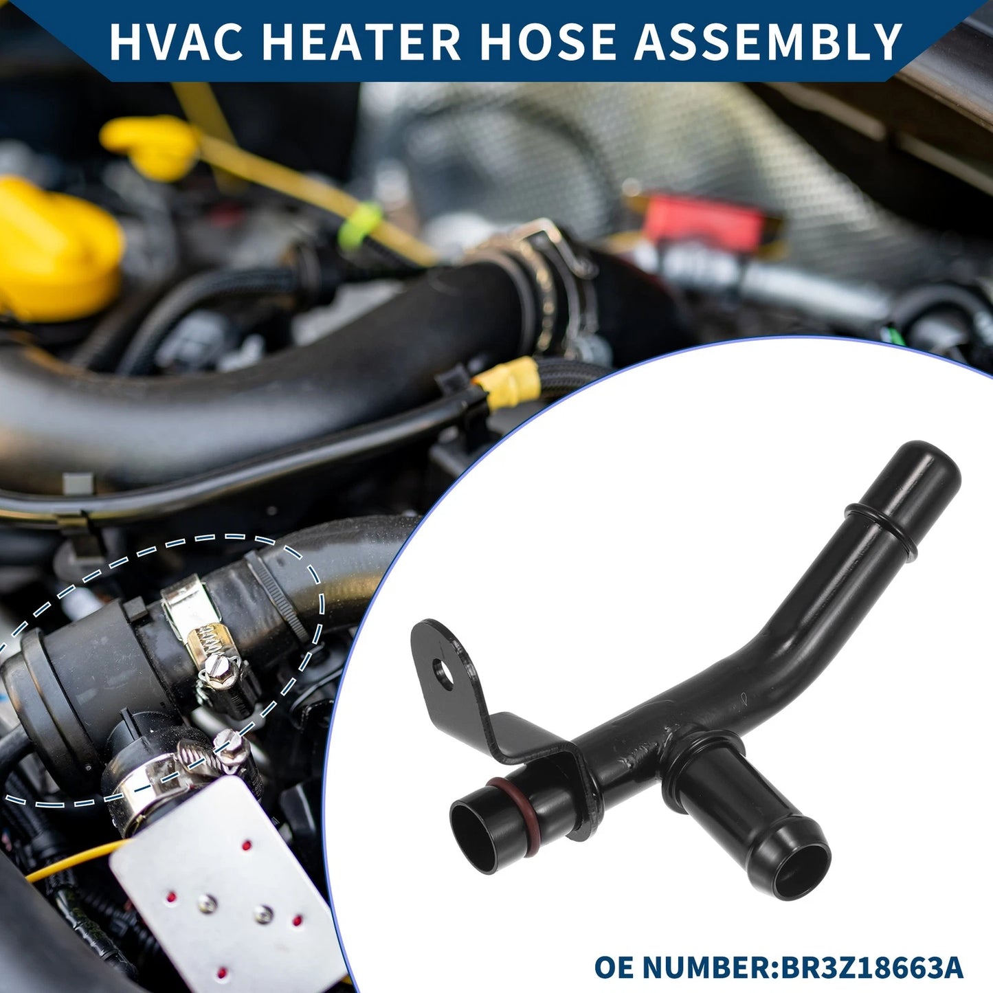 Engine Heater Hose Assembly for Ford F-150 (2011-2023)