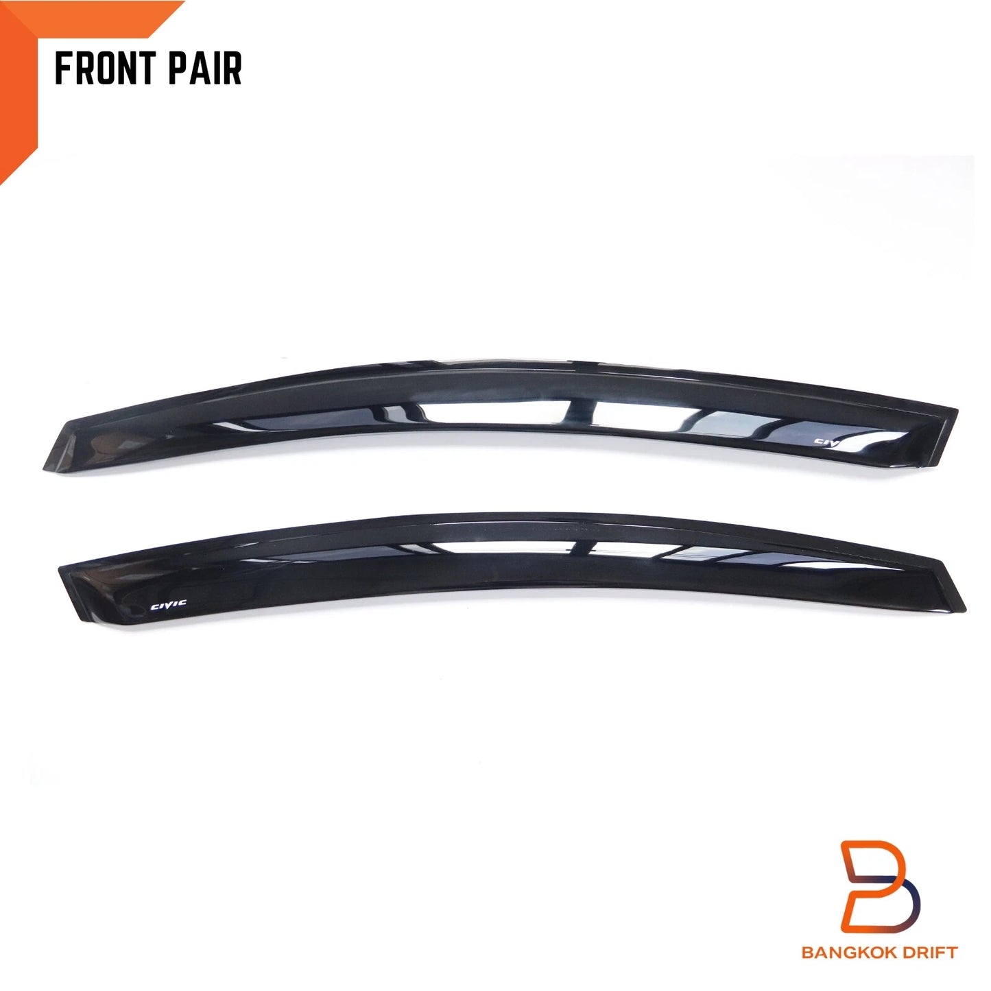 Weather Shield Window Visor Rain Guard for Honda Civic 2006-2011