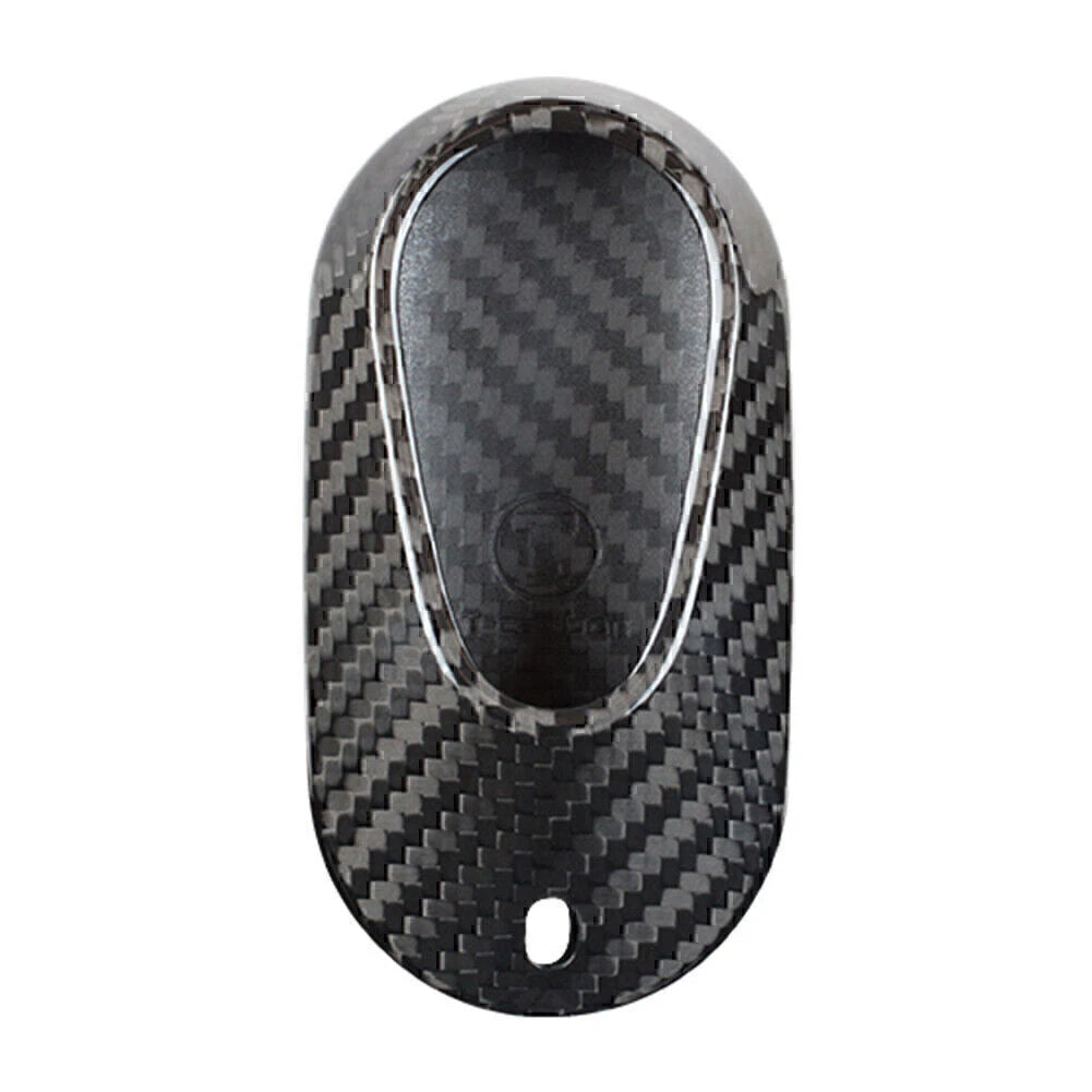 Carbon Fiber Black Key Fob Case Cover for Mercedes Benz S Class (2021)