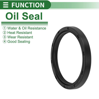 Oil Seal / 60x72x8mm / Seal Ring Rotary Shaft NBR Black for Make Model