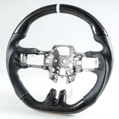 Steering Wheel, Carbon Fiber Perforated Leather for Ford Mustang (2015-2017)
