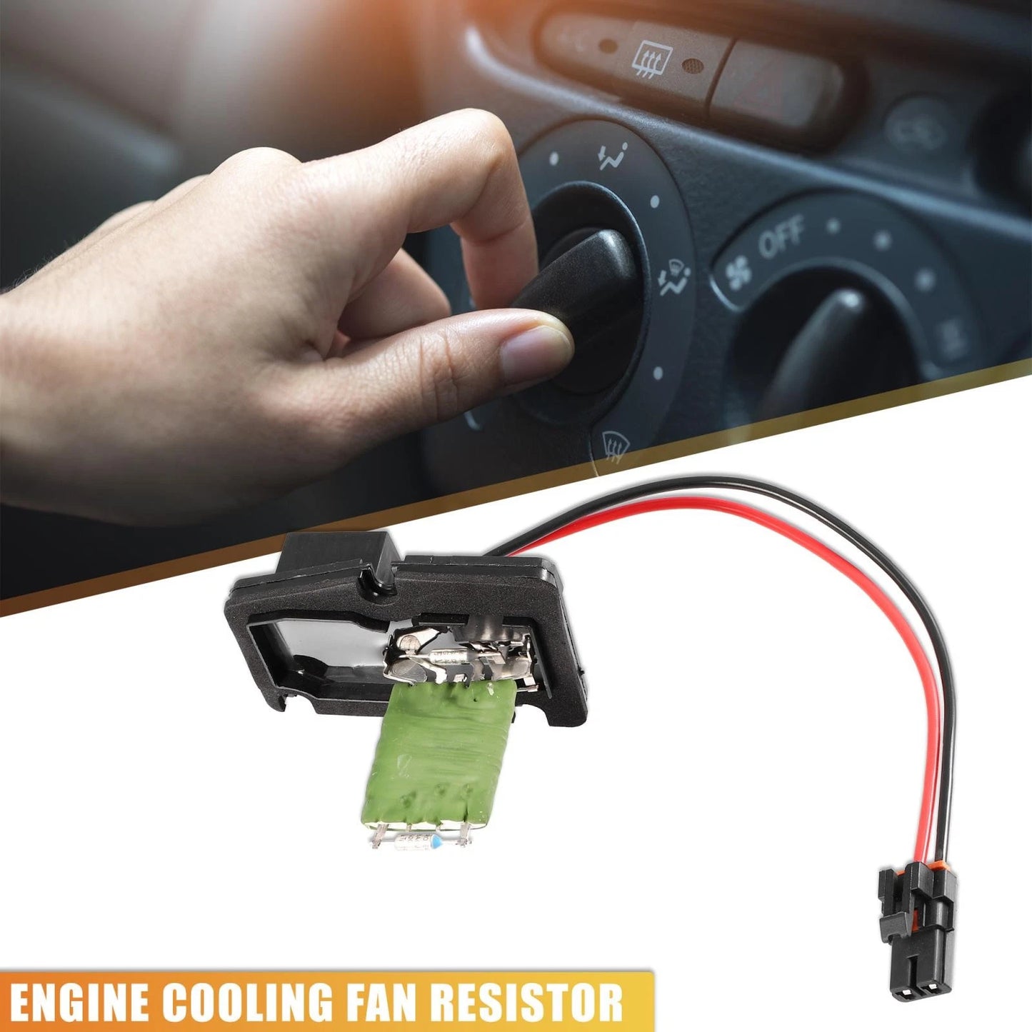 HVAC Fan Blower Motor Resistor for Buick Regal, Chevrolet Impala