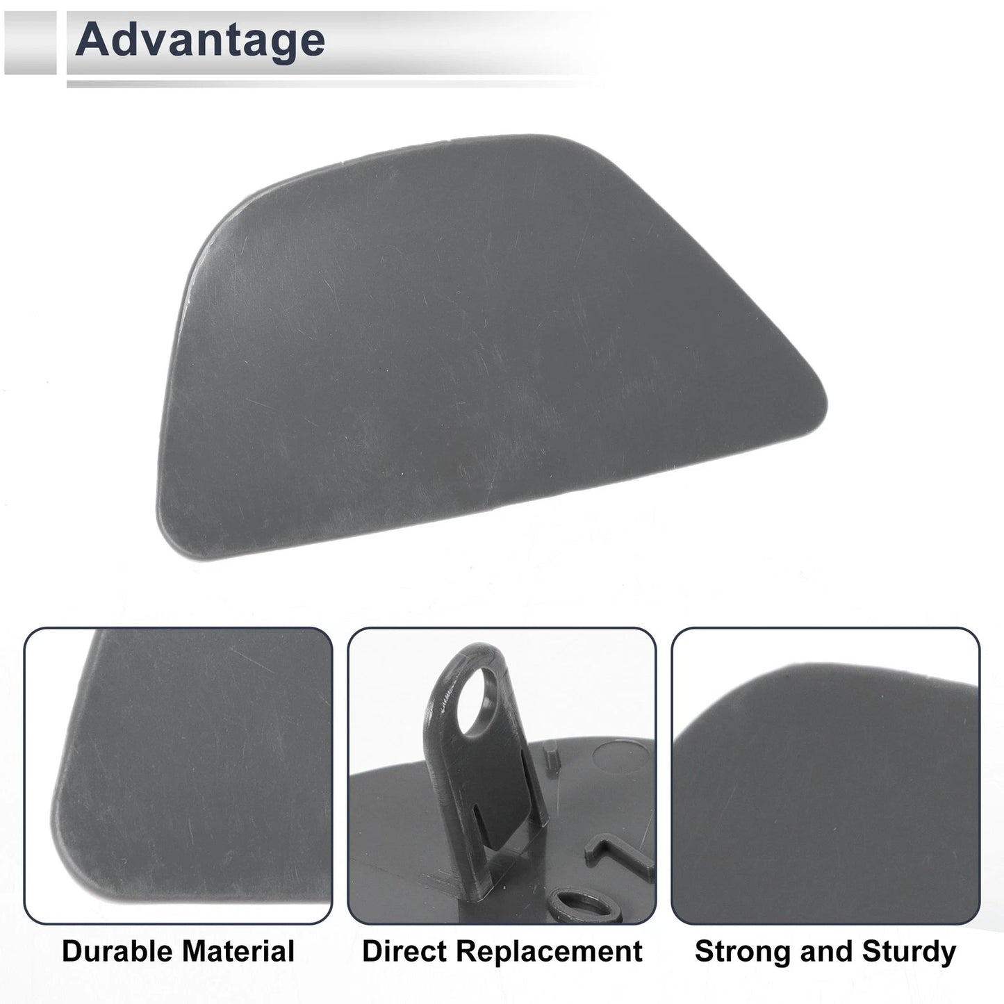 Bumper Headlight Washer Nozzle Cover for BMW 535i (2011-2016)