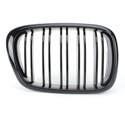Black Front Upper Bumper Mesh Grille for BMW 5 Series E39 (1995-2004)