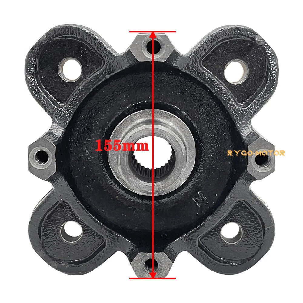 Black Front Wheel Hub for Polaris Ranger XP 1000 / Ranger Crew XP 1000 (2017–2018)