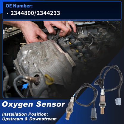 2x Upstream & Downstream Oxygen Sensor for Toyota Corolla Sedan (2003–2004)