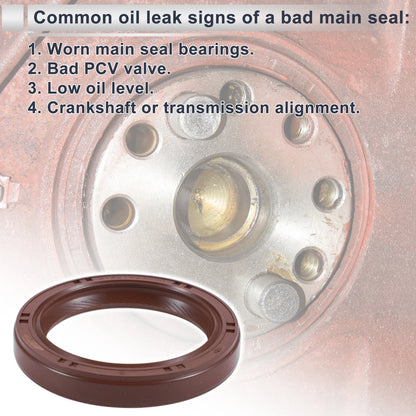 Front Crankshaft Oil Seal 1 Pc for Toyota Corolla (1983–2013)